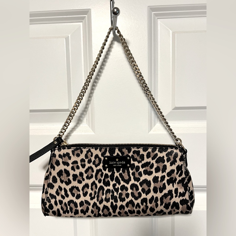 Kate Spade Leopard Print Crossbody Bag